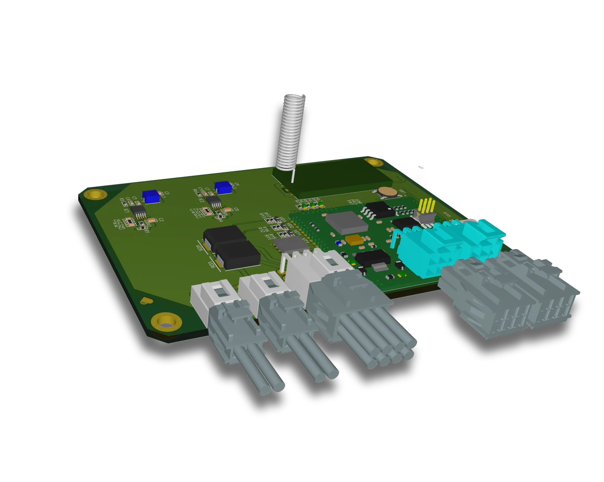 RF-Controlled Emergency Breaker PCB